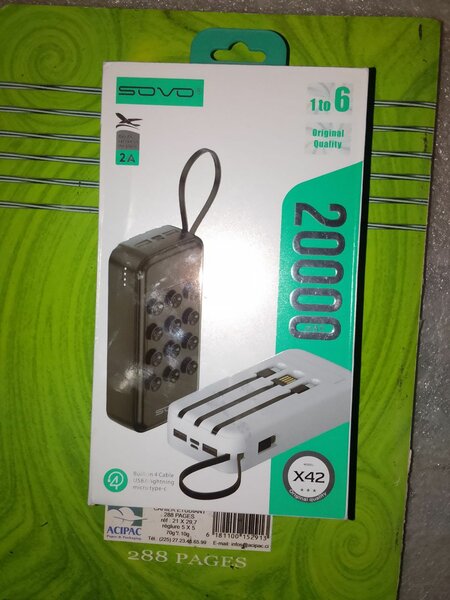 Chargeur Power Bank SOVO 20000mAh
