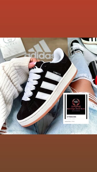 Basket adidas campus authentique dans carton