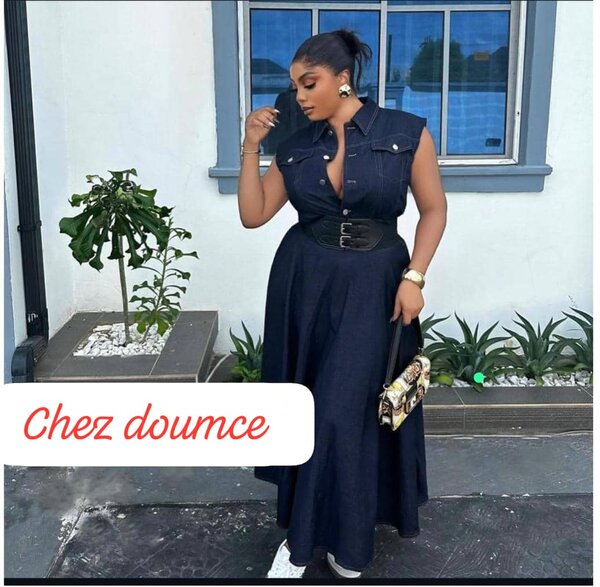 Robe en jean élégante