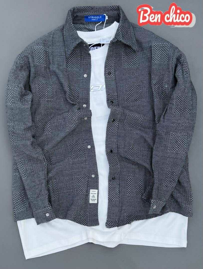 Chemise noire Ben chico pour homme