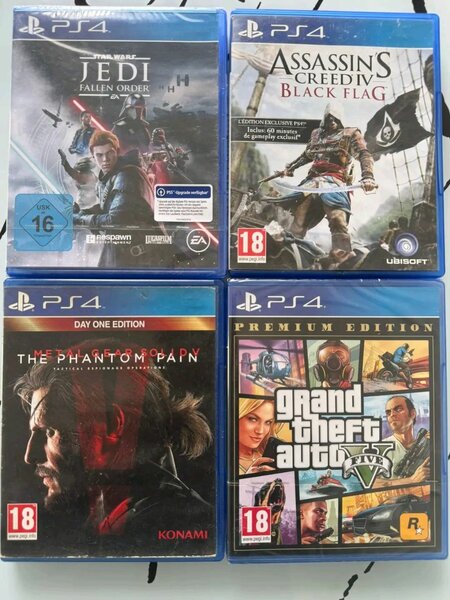 Lot de cd PS4 Populaires