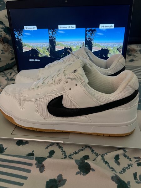 Baskets blanches Nike Sb