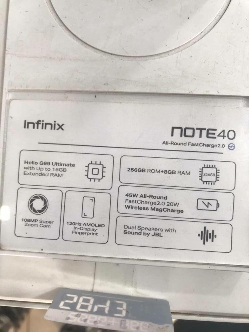 Infinix note 40