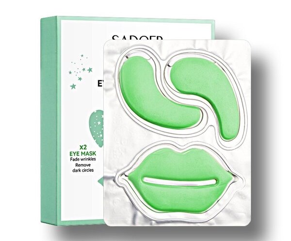 Eye and lip mask combo