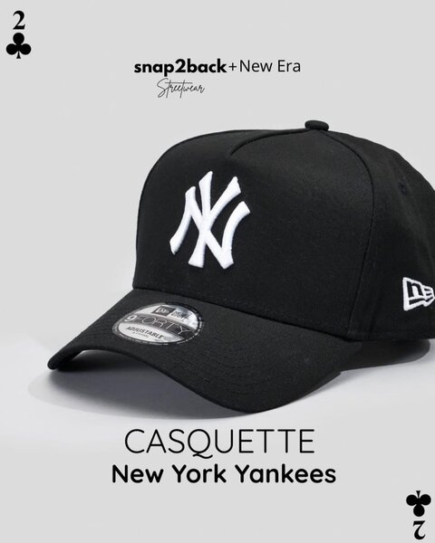 Casquette New York Yankees New Era noire