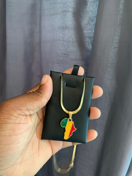 Imprint Ghanaian African map