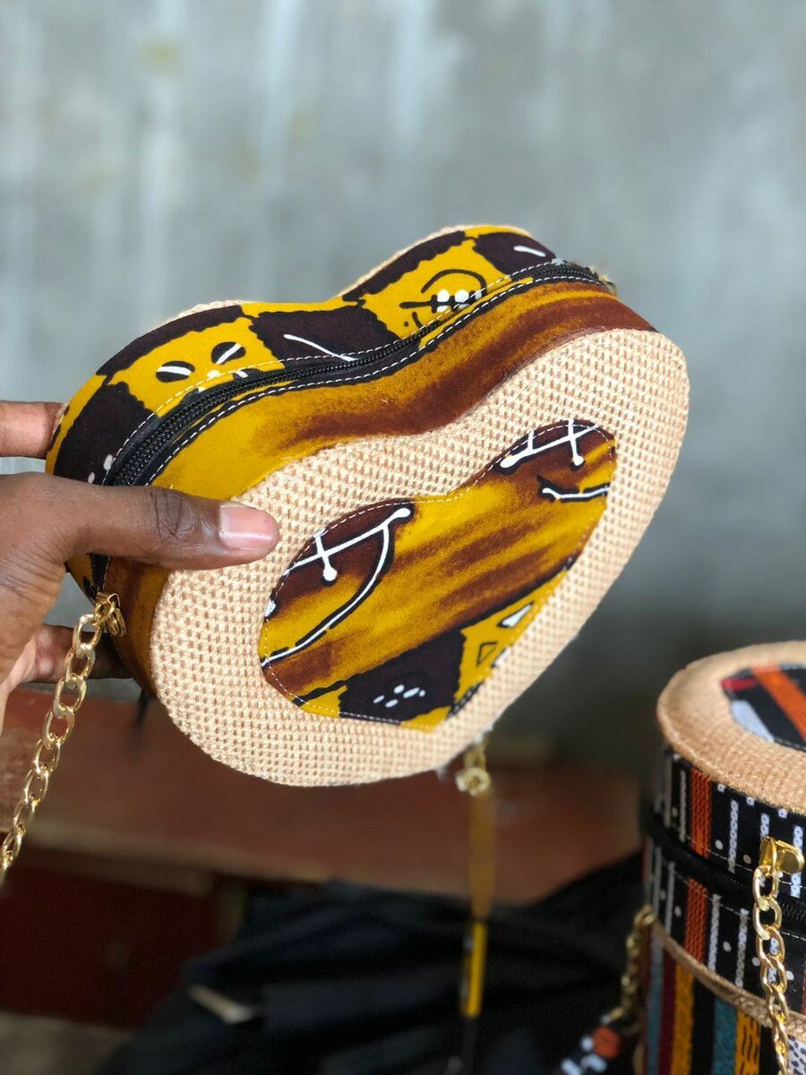 Sac à main cœur ethnique