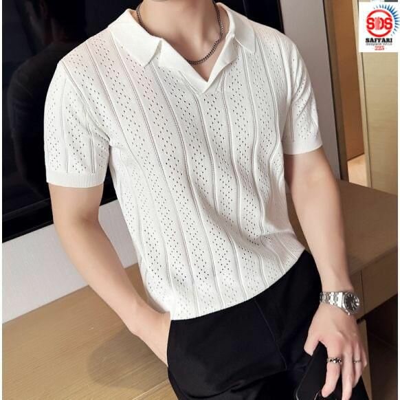 Polo en maille pour homme