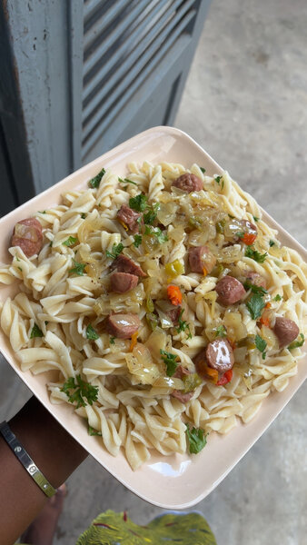 Pâtes Gourmandes au Saucisse