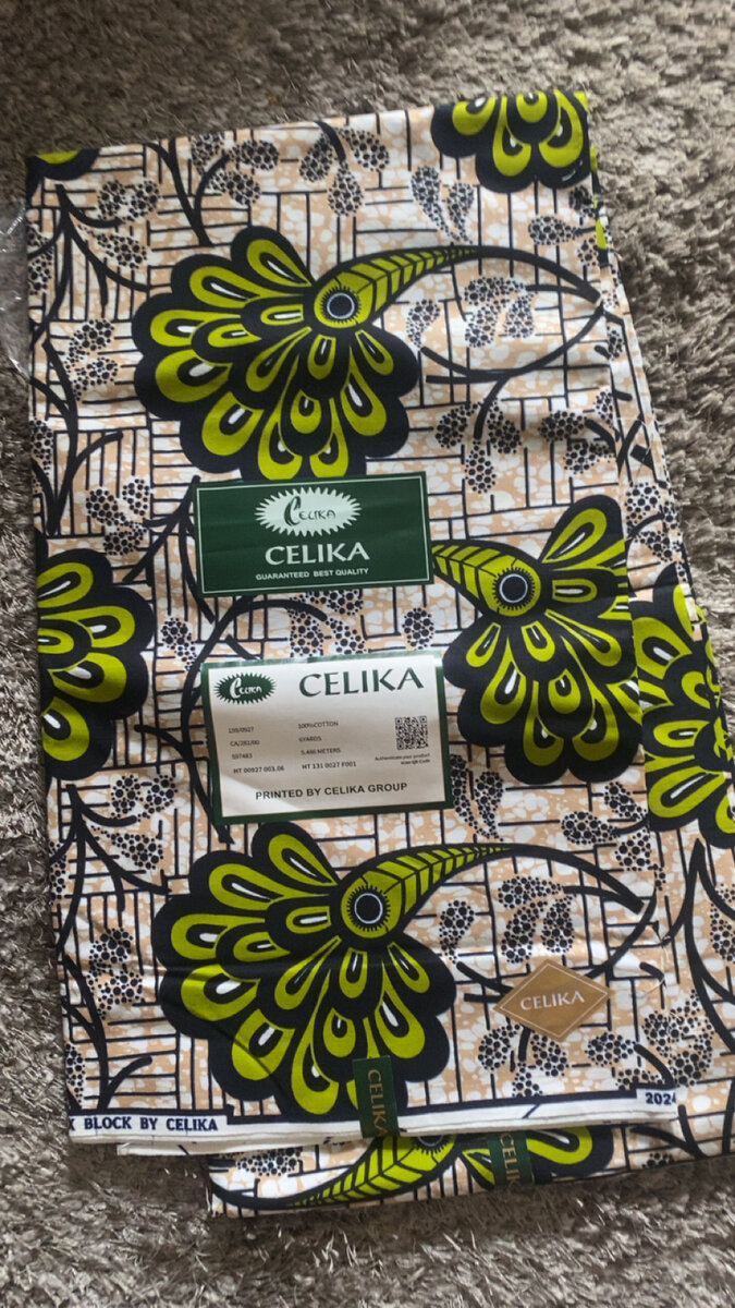 Tissu Wax Africain Celika
