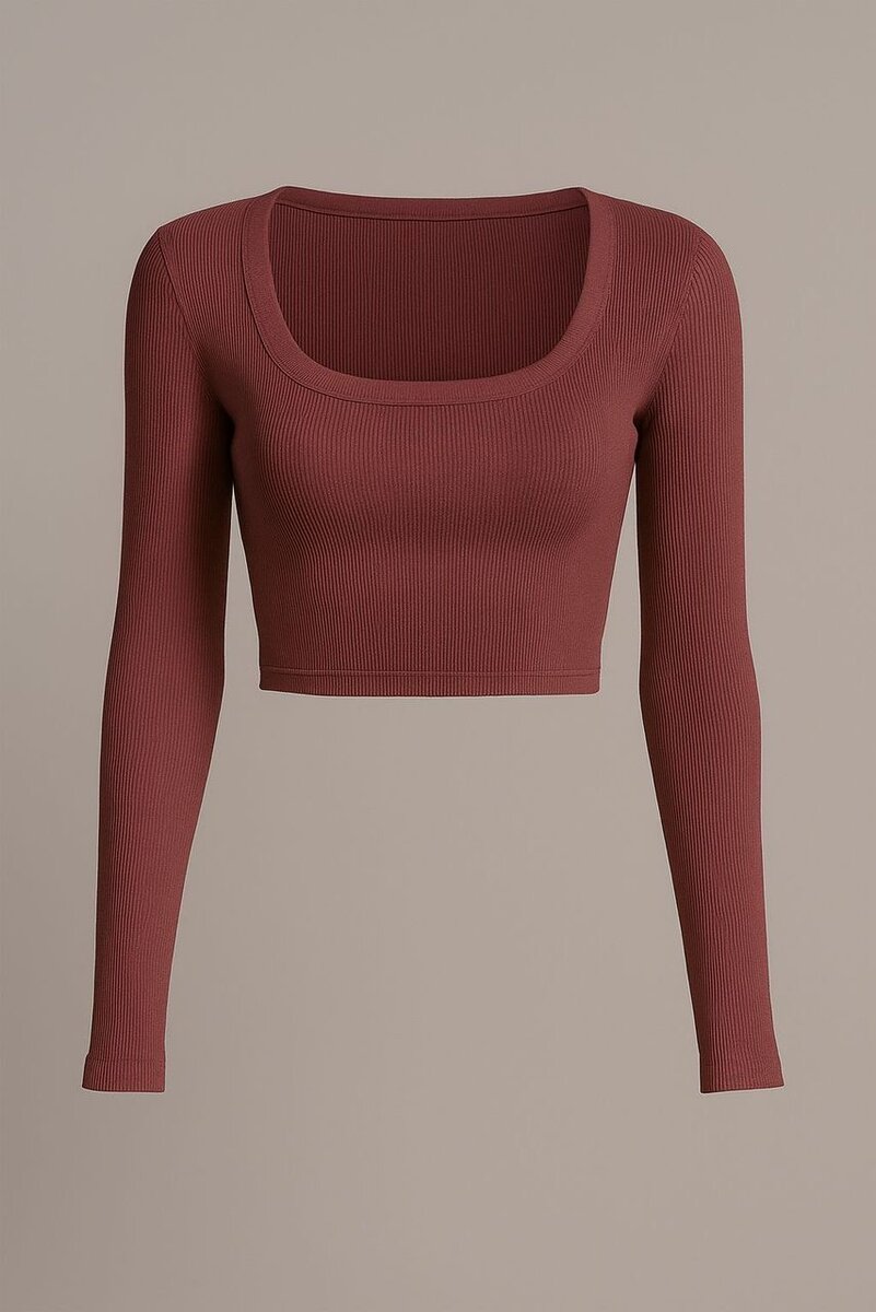 Top court à manches longues