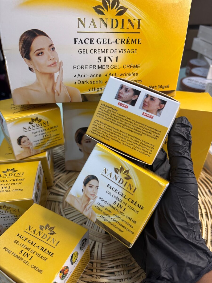 Gel Visage 5 en 1 NANDINI