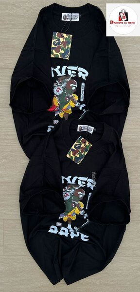 T-shirt noir duo tendance