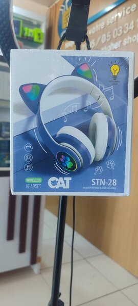Casque sans fil oreilles de chat