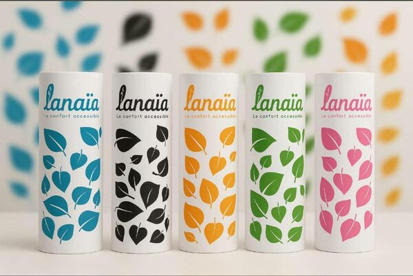 Papier toilette coloré Lanaïa