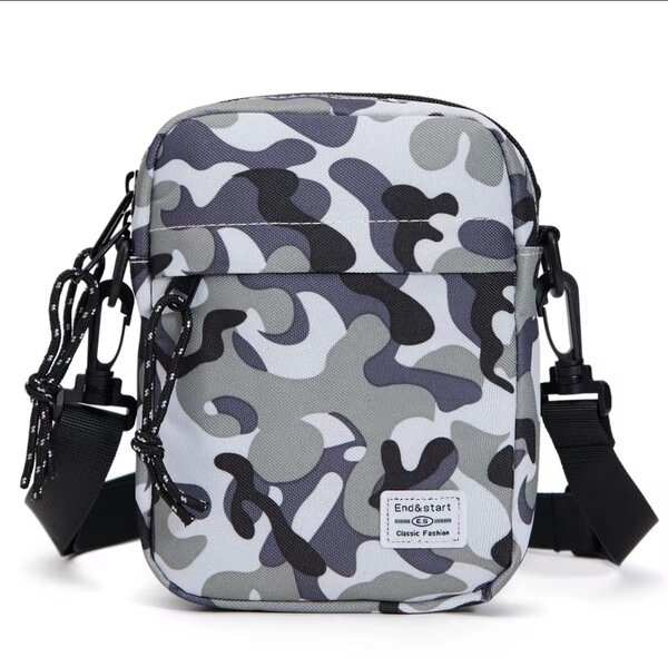 Sac bandoulière camo moderne