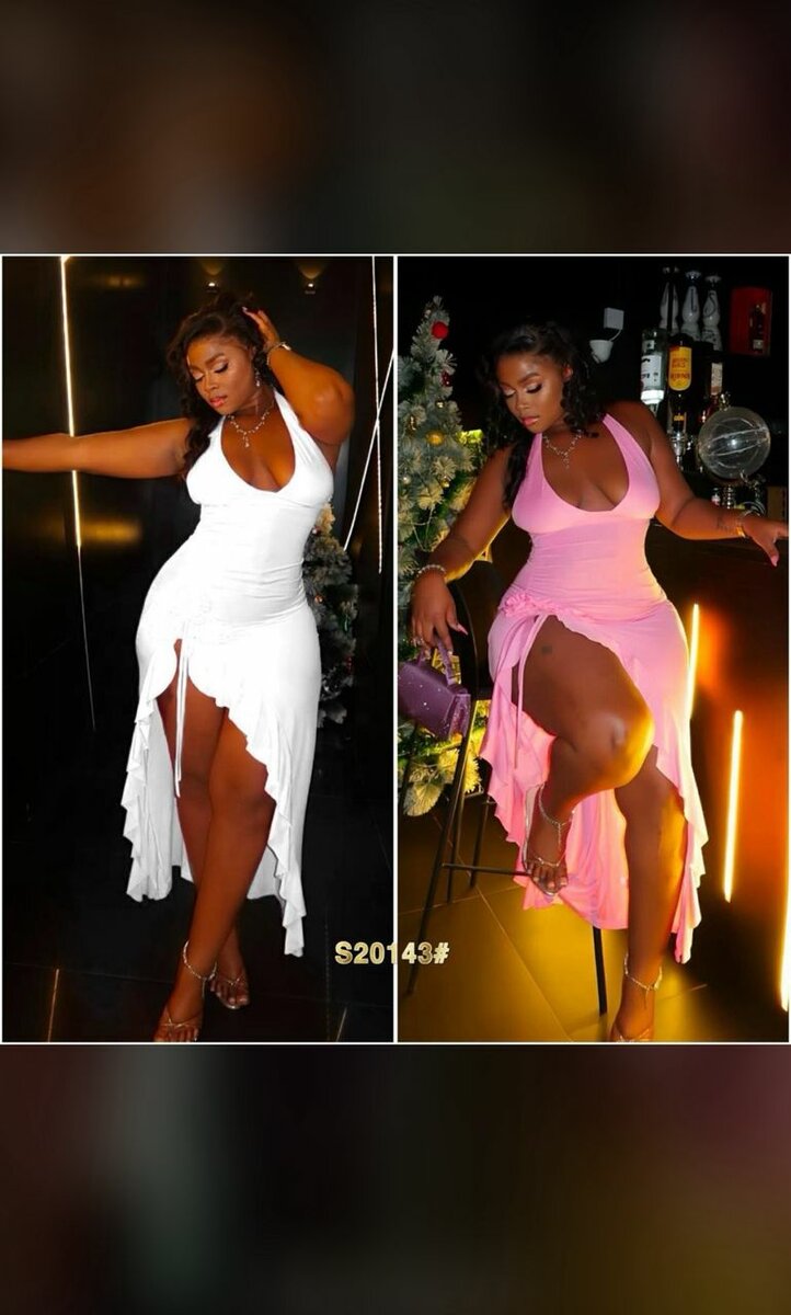 Élégante Robe Tricotée Rose