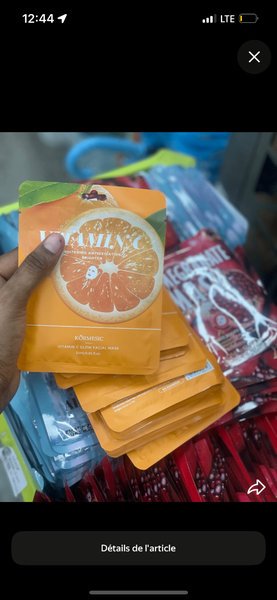 Masque Visage Vitamine C