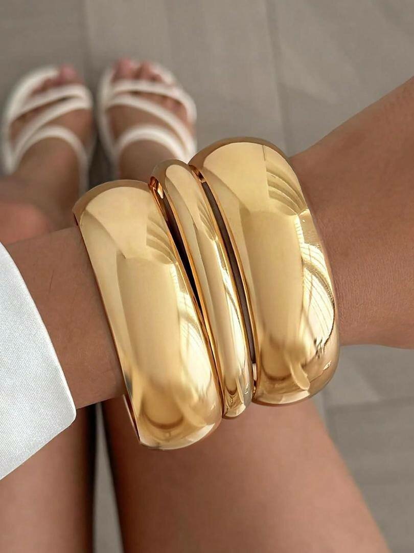 Ensemble de 4 bracelets métalliques