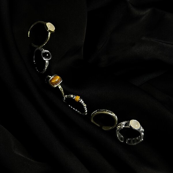 Набор из 6 колец