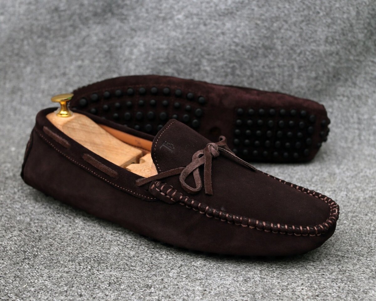 Mocassins en daim élégant pour hommes