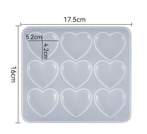 Moule Résine Cœur