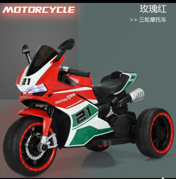 Moto enfant électrique rouge