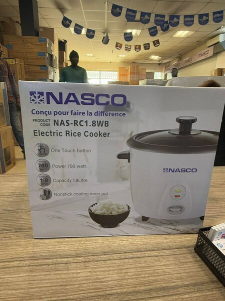Nasco 1.8L Plastic Rice Cooker