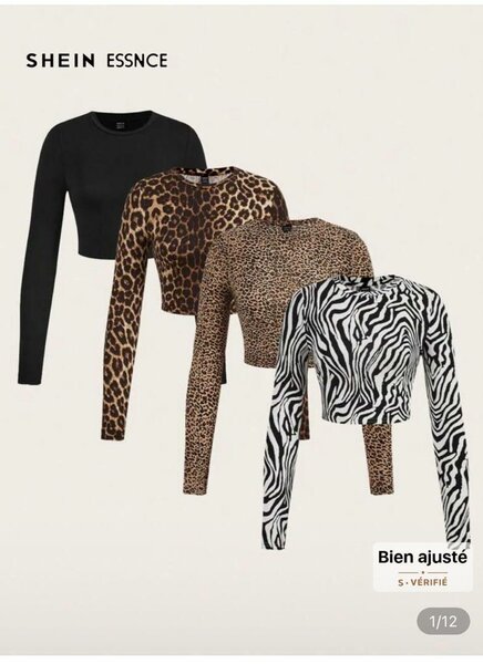 Lot de hauts tendance