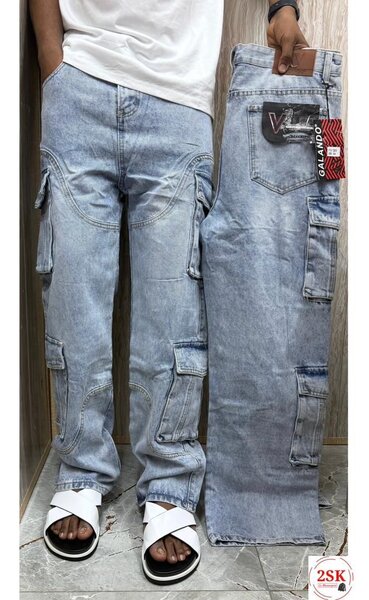 Jeans cargo homme