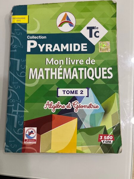 Livre de Mathématiques Pyramide