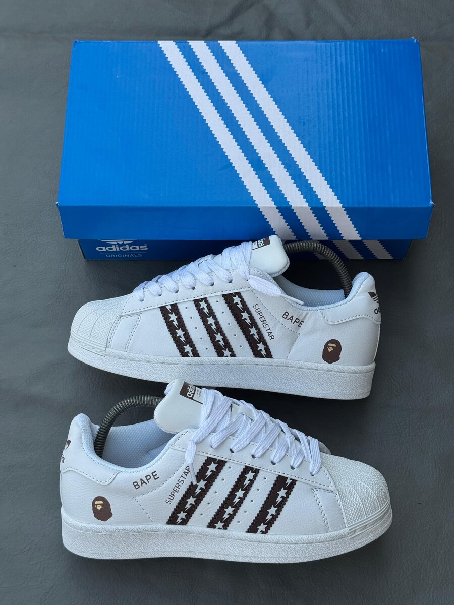Adidas Superstar Bape x blanc