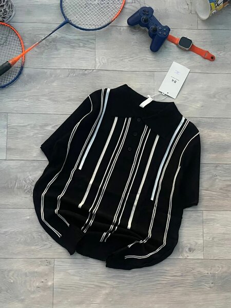 Polo rayé élégant pour hommes