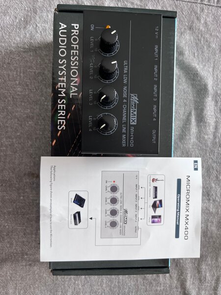 Mixeur Audio 4 Canaux Rayco