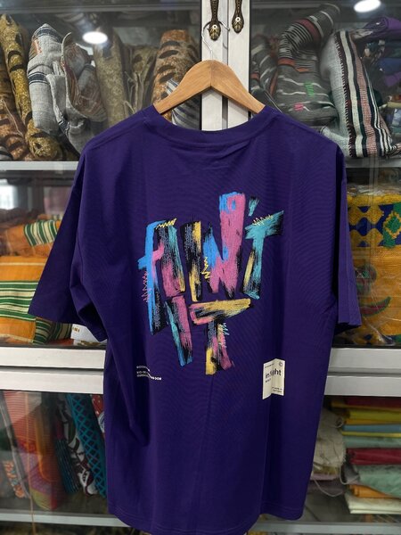 T-shirt violet tendance