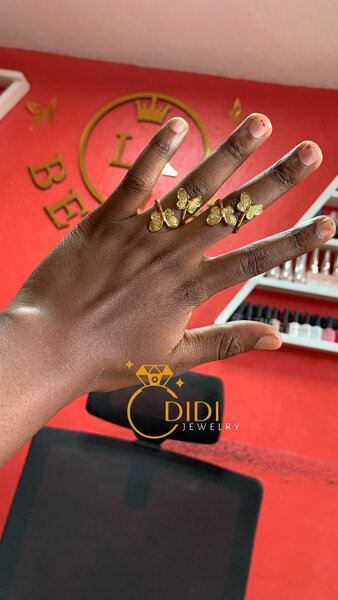 Bague Papillon Dorée