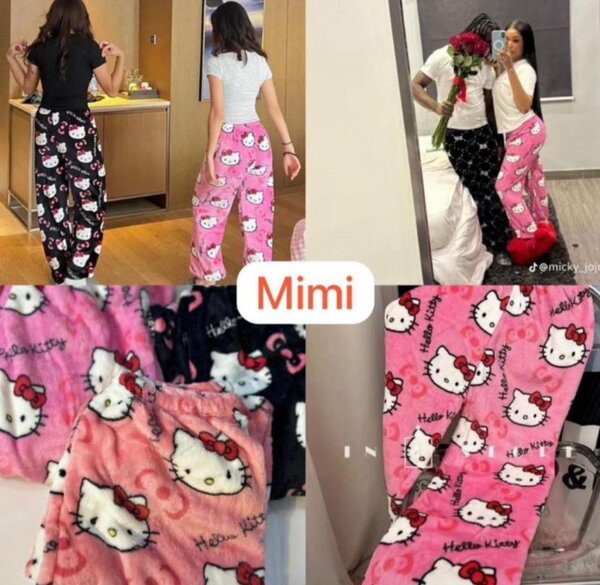 Pantalon Hello Kitty femme confortable
