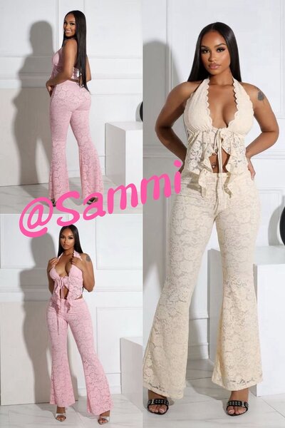 Ensemble dentelle dos nu