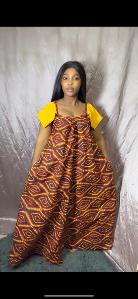 Robe Longue Imprimée Chic