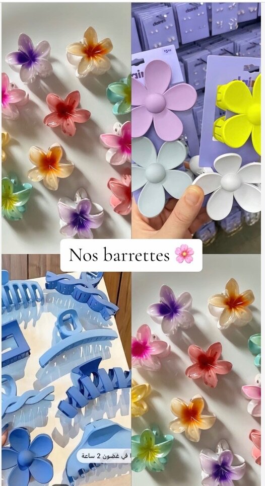 Trousses, barrettes