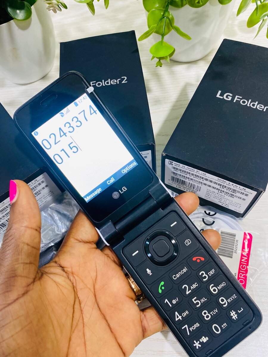 LG folder2 2G. White