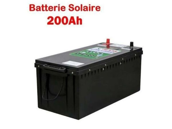 Batterie Solaire 200Ah - Énergie Renouvelable