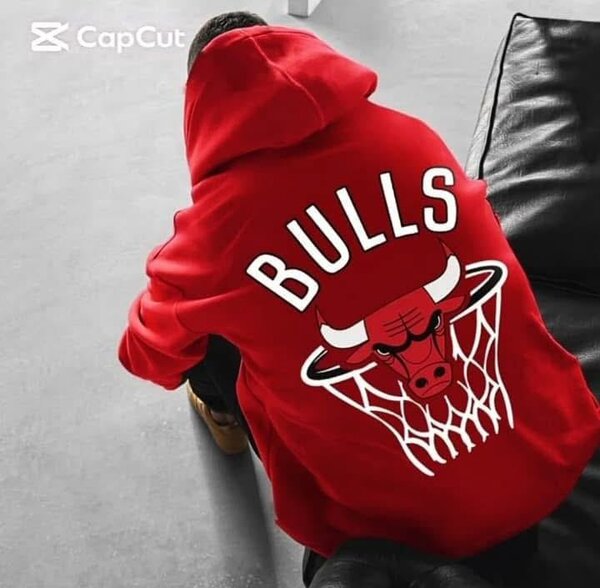 Sweat à capuche imprimé tendance