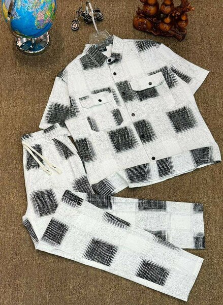 Ensemble pyjama homme imprimé