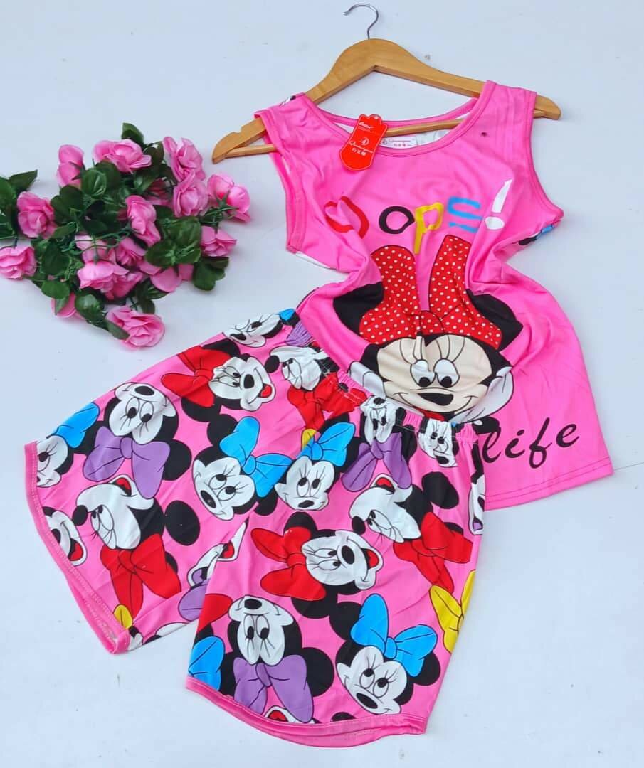 2 pieces leisure top and down: