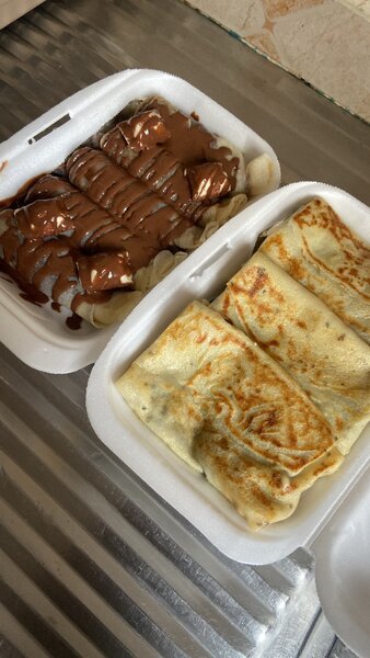 Mix de crêpes sucrées et salée