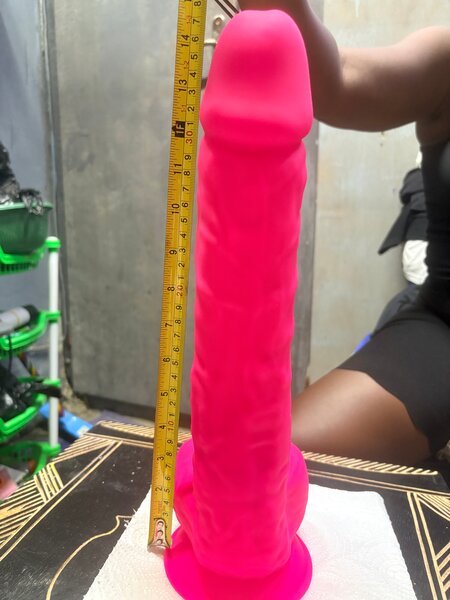 Gode réaliste géant rose XXXL