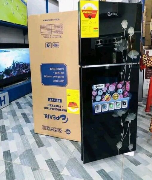 Doubledoor Glass Black Pearl Topfreezer PF-270IX Fridge