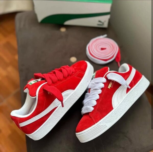 Baskets rouges Puma classiques