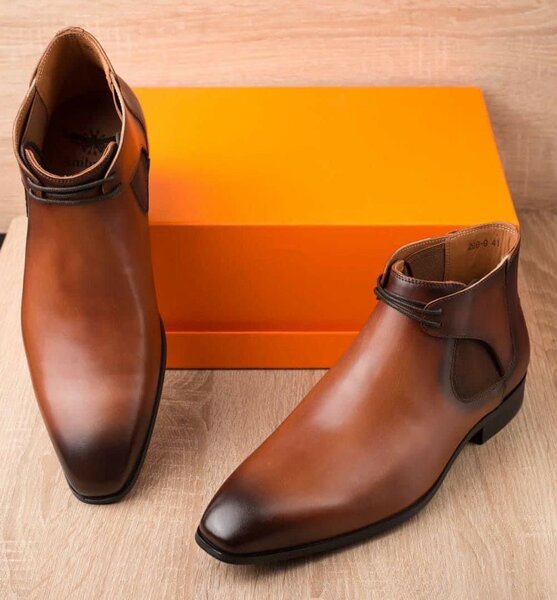 Chaussures habillées en cuir pour homme